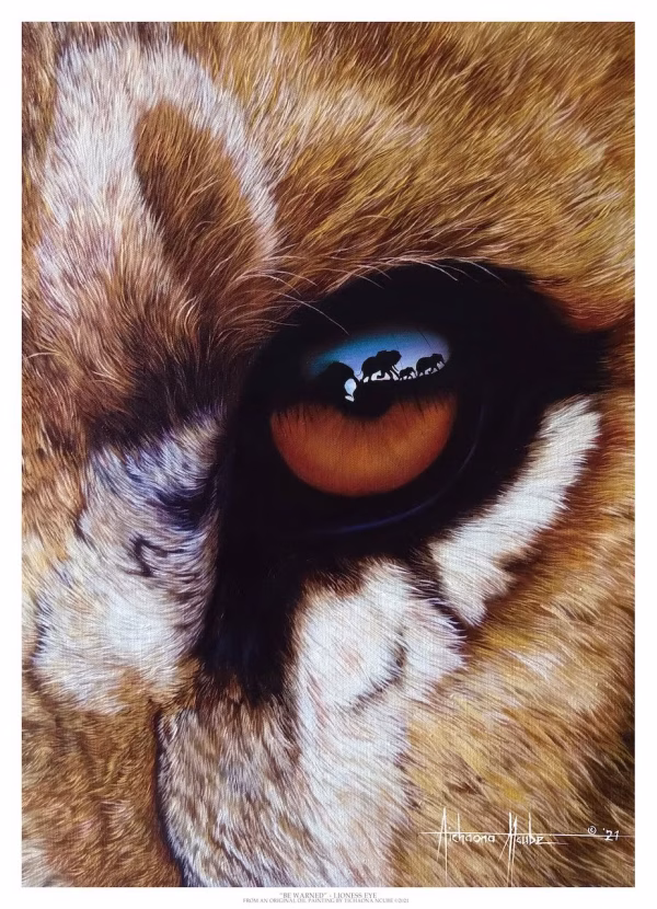 8870c2b8-8fec-4bbe-81ed-33113aa76347 Lioness' Eye Art Print